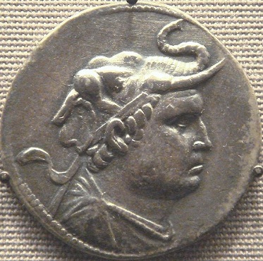 Demetrius I King of Greco-Bactria ca 200-180 BCE British museum photo by PHGCOM 2009